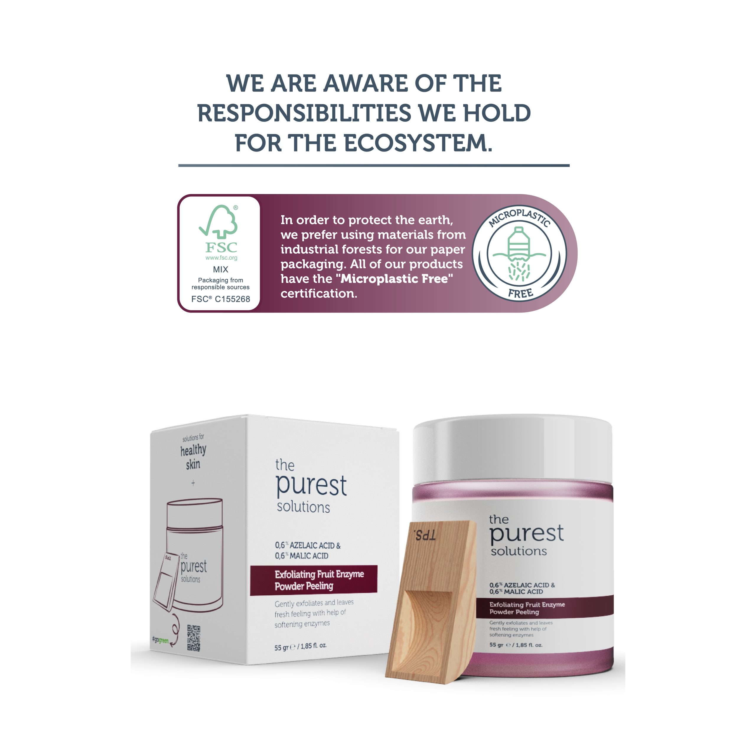 The Purest Solutions Exfoliating Fruit Enzyme Powder Peeling - Image 5